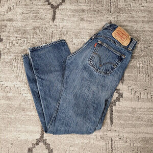 Levi's 501 Destressed Destroyed Button Fly Jeans size 30
